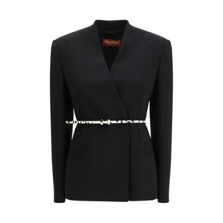 Max Mara Studio Double-Breasted Cady Jacket