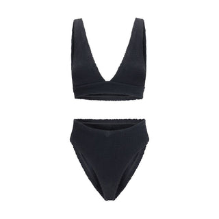 Hunza G Black Polyamide One-Piece Swimsuit
