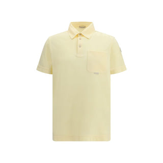 Moncler Bicolor Cotton Polo Shirt