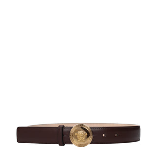 Versace Brown Leather Regular Belt