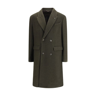 Cruna Bicolor Fleece Wool Coat
