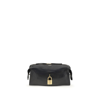 Balmain Black Calf Leather Bos Taurus Shoulder Bag