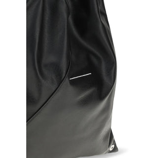 MM6 Black Polyethylene Handbag