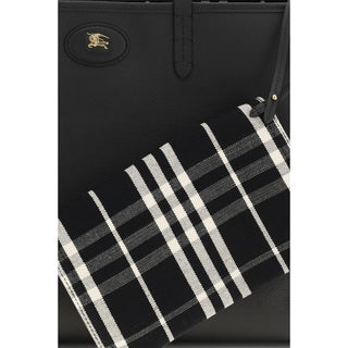 Burberry Black Calf Leather Bos Taurus Shoulder Bag
