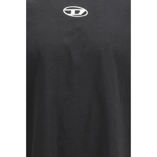 Diesel Black Cotton T-Shirt