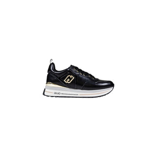 Liu Jo Black Artificial Leather Platform Sneakers