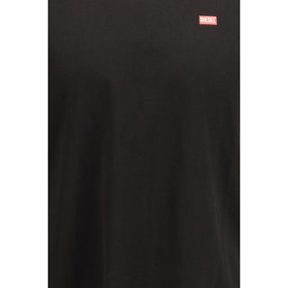 Diesel Black Cotton T-Shirt