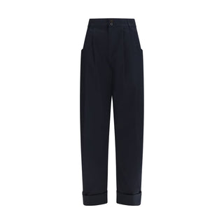 Jacob Cohen Blue Cotton Casual Pants