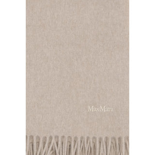 Max Mara Beige Cashmere Scarf