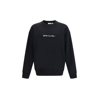 Off-White Black Cotton Sweatshirt