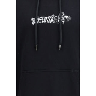Off-White Black Cotton Sweatshirt