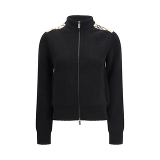 Burberry Black Wool Cardigan