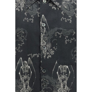 Our Legacy Gray Cotton Pattern Shirt