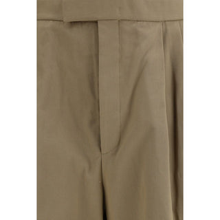 Thom Browne Beige Cotton Casual Pants