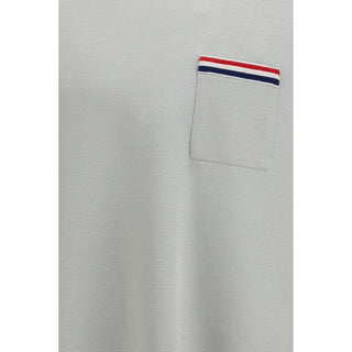 Thom Browne Gray Cotton T-Shirt