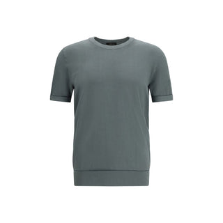 Brioni Bicolor Cotton T-Shirt