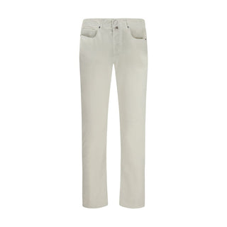 Jacob Cohen White Cotton Pants
