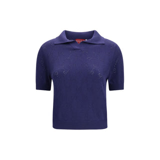 Gucci Blue Silk Dress Shirt