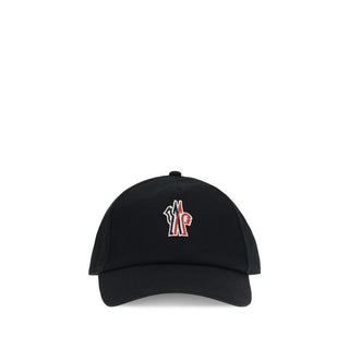 Moncler Grenoble Black Cotton Cap (Baseball Hat)