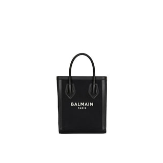 Balmain Black Cotton Tote Bag
