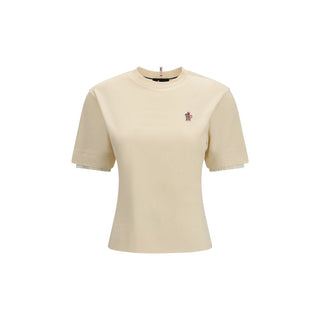 Moncler Grenoble Beige Cotton T-Shirt