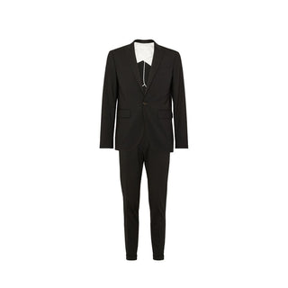 Dsquared² Black Elastane Two-Piece Suit