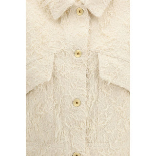 Brunello Cucinelli Beige Cotton Denim Jacket