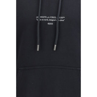 Off-White Black Cotton Sweatshirt