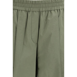 Brunello Cucinelli Bicolor Cotton Casual Pants
