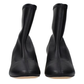 Casadei Black Leather Ankle Boots