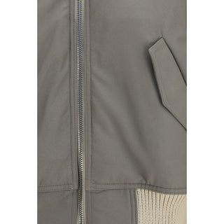 Rick Owens Beige Lamb Bomber