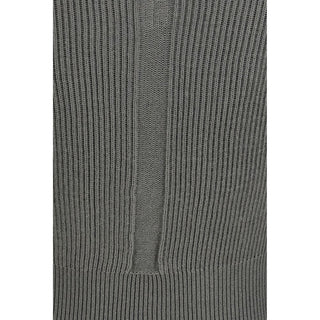 Rick Owens Bicolor Fleece Wool Sweatshirt