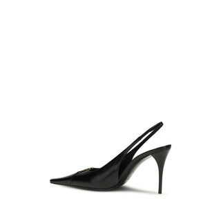 Saint Laurent Babylon Slingback Pumps Black