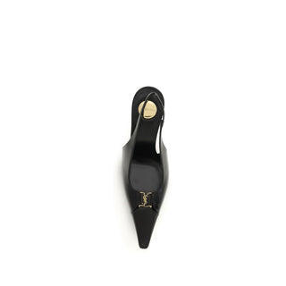 Saint Laurent Babylon Slingback Pumps Black