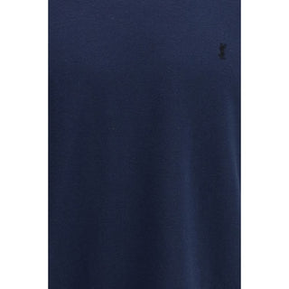 Saint Laurent Blue Cotton T-Shirt