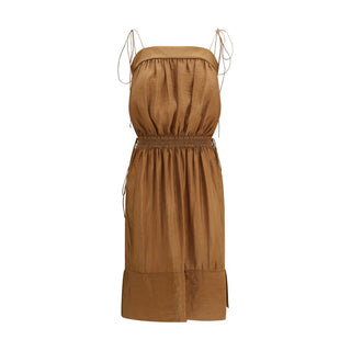 Saint Laurent Beige Polyester Casual Dress
