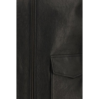 Saint Laurent Black Leather Jacket