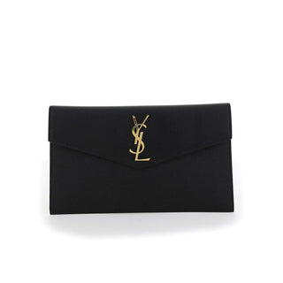 Saint Laurent Black Calf Leather Wallet