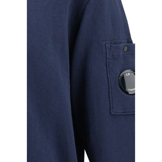 C.P. Company Blue Cotton Sweatshirt