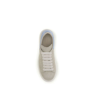 Alexander McQueen Beige Calf Leather Bos Taurus Chunky Sneakers