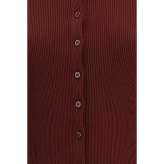 Max Mara Bordeaux Viscose Sweatshirt