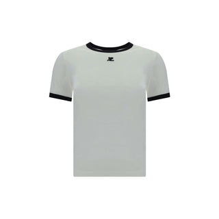 Courrèges White Cotton T-Shirt