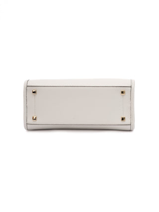 Jimmy Choo White Avenue S Tote Leather Handbag