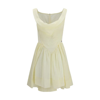 Vivienne Westwood Bicolor Cotton Casual Dress