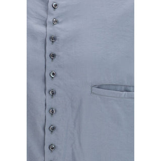 Giorgio Armani Gray Silk Shirt