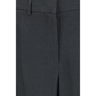 Giorgio Armani Brown Linen Casual Pants