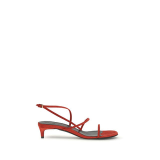Khaite Multicolor Calf Leather Stiletto Heel Sandals