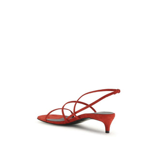 Khaite Multicolor Calf Leather Stiletto Heel Sandals