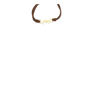 Saint Laurent Bicolor Calf Leather Bos Taurus Bracelet