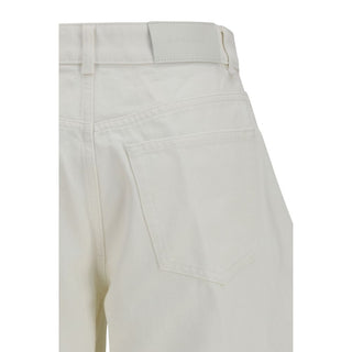 Givenchy White Cotton Jeans Denim